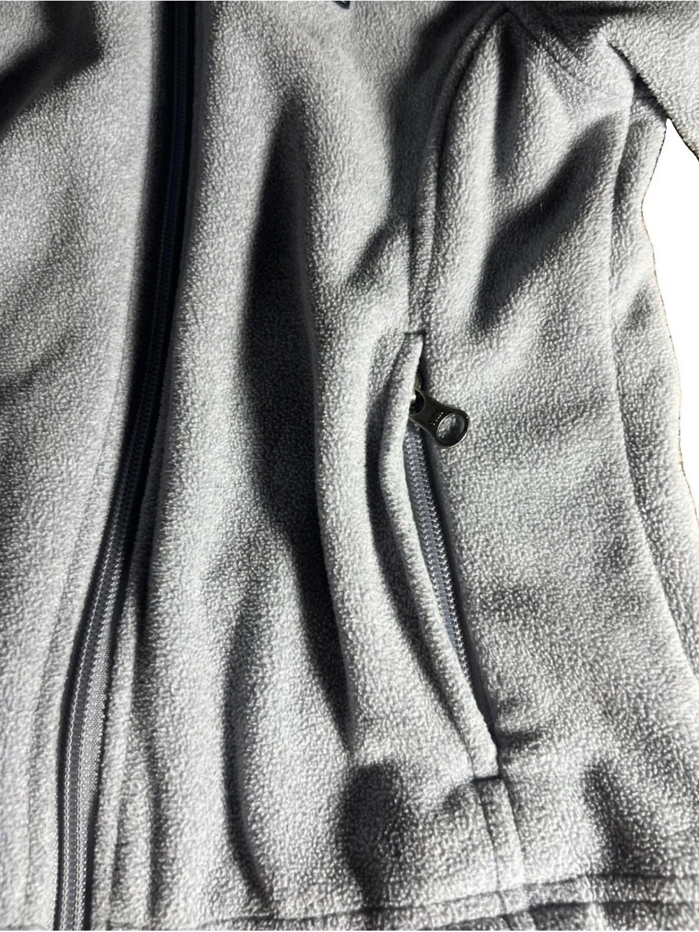 Columbia Kid’s Unisex Fleece Zip Up Sweater Size XS Gray